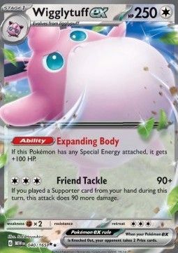 Wigglytuff ex (MEW 038) - Near Mint - EN