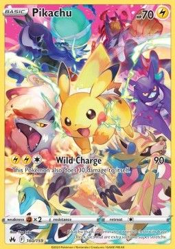 Pikachu (CRZ 160) - Near Mint - EN