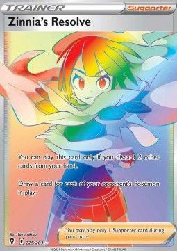 Zinnia&#39;s Resolve (EVS 225) - Near Mint - EN