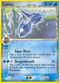 Latios δ Delta Species (HP 22) - Excellent - DE