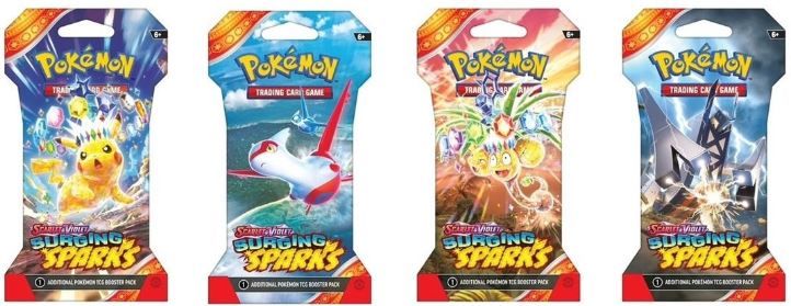 Pokémon - Scarlet and Violet - Surging Sparks - Sleeved Booster - EN