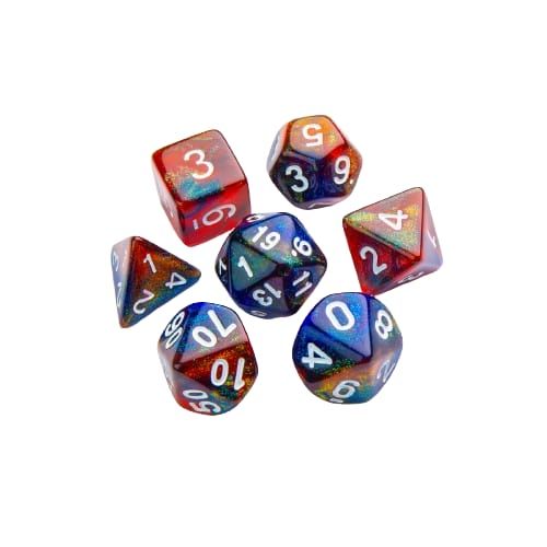 Gamegenic - Galaxy Series RPG Dice - Mars (7)