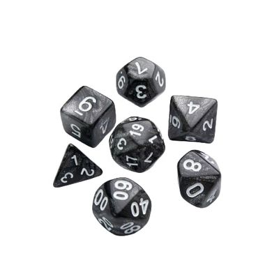 Gamegenic - Galaxy Series RPG Dice - Moon (7)