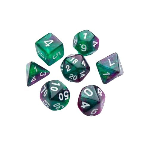 Gamegenic - Galaxy Series RPG Dice - Aurora (7)
