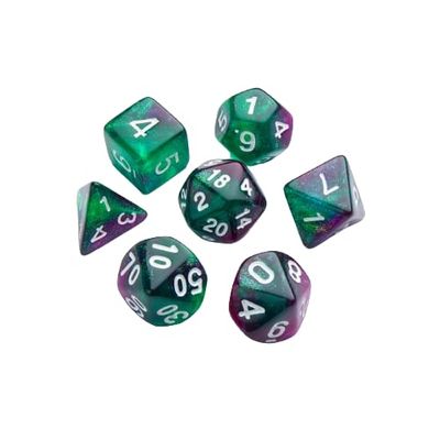 Gamegenic - Galaxy Series RPG Dice - Aurora (7)