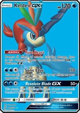 Keldeo GX (UNM 219) - Near Mint - EN