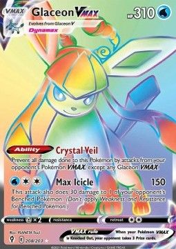 Glaceon VMAX (EVS 208) - Near Mint - EN