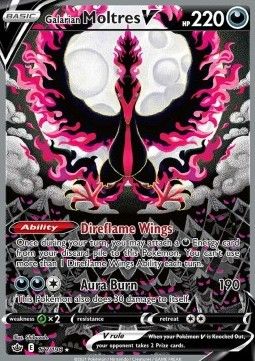 Galarian Moltres V (CRE 177)  - Near Mint - EN