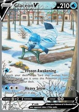 Glaceon V (EVS 175) - Near Mint - EN