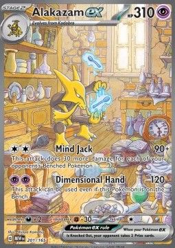 Alakazam ex (MEW 201) - Near Mint - EN