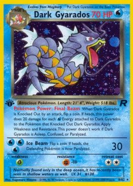 Dunkles Garados (TR 8) - 1. Edition - Good - DE