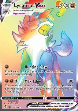 Lycanroc VMAX (EVS 213) - Near Mint - EN