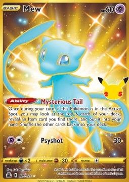 Mew (CEL 025) - Near Mint - EN