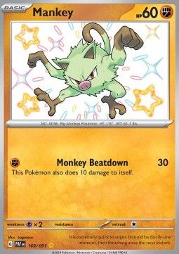 Mankey (PAF 169) - Near Mint - EN