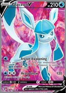 Glaceon V (EVS 174) - Near Mint - EN