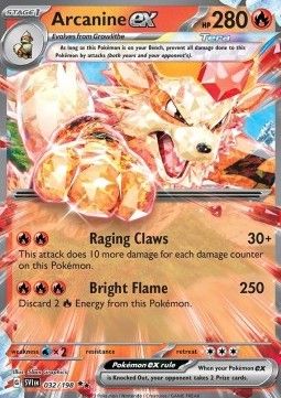 Arcanine ex (SVI 032) - Near Mint - EN