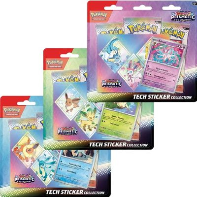 Pokémon - Scarlet and Violet - SV8.5 Prismatic Evolution - Tech Sticker Collection - (3) Set - DE