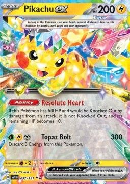 Pikachu ex (SSP 057) - Near Mint - EN