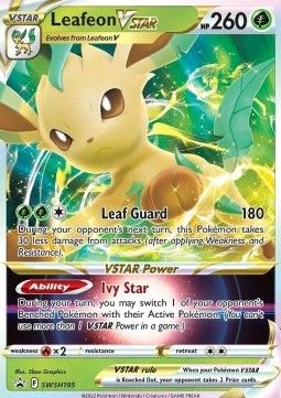 Leafeon VSTAR (SWSH 195) - Near Mint - EN
