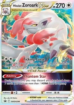 Hisuian Zoroark VSTAR (SWSH 298) - Near Mint - EN