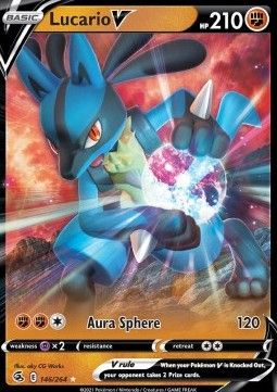 Lucario V (FST 146) - Near Mint - EN