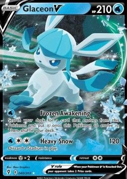 Glaceon V (SWSH 196) - Near Mint - EN