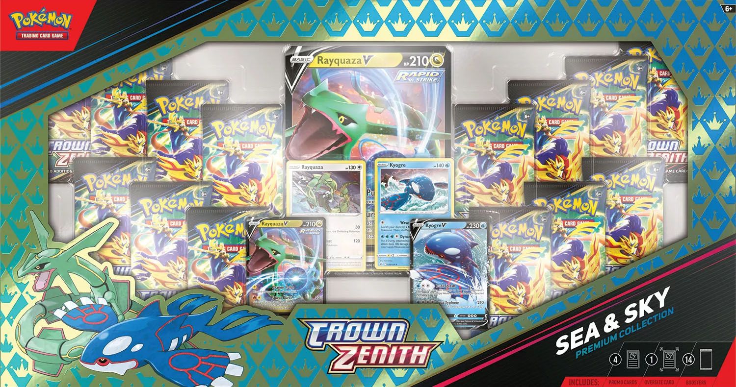 Pokémon - Scarlet and Violet: Crown Zenith - Sea &amp; Sky Premium Collection - EN