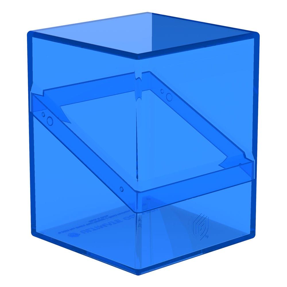 Ultimate Guard - Boulder Deck Case 100+ - Clear Version - Blue