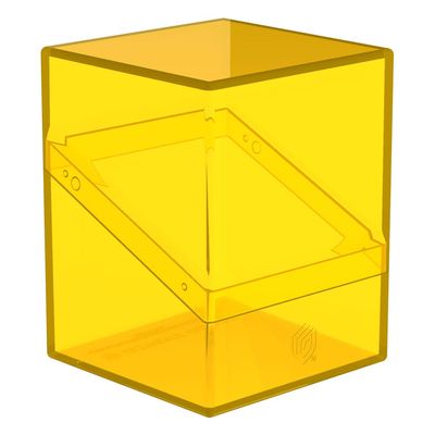 Ultimate Guard - Boulder Deck Case 100+ - Clear Version - Yellow