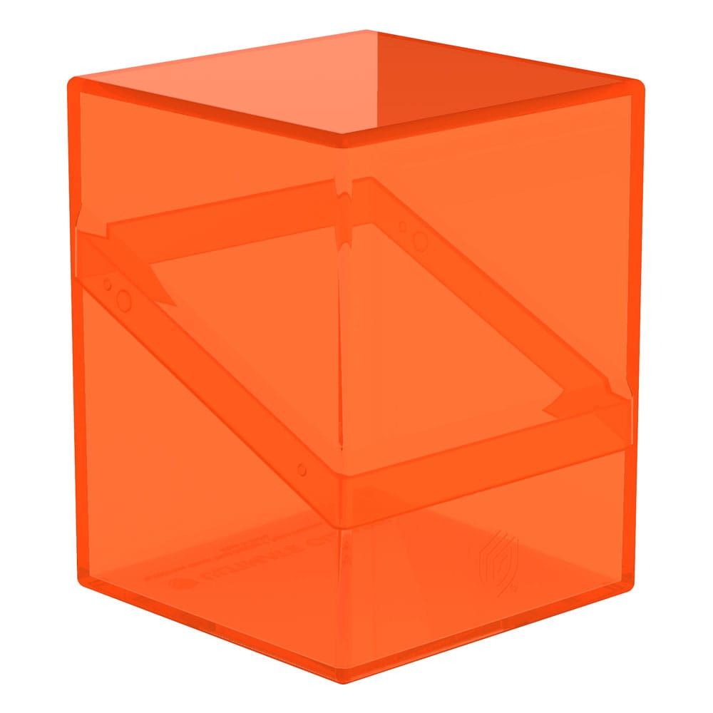 Ultimate Guard - Boulder Deck Case 100+ - Clear Version - Orange