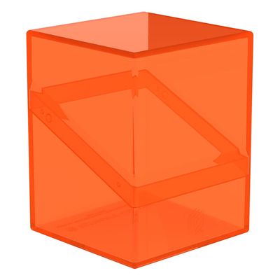 Ultimate Guard - Boulder Deck Case 100+ - Clear Version - Orange