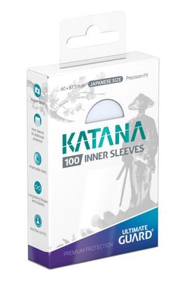 Ultmate Guard - Katana Inner Sleeves Japanese Size - Clear