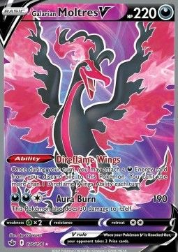 Galarian Moltres V (CRE 176) - Near Mint - EN