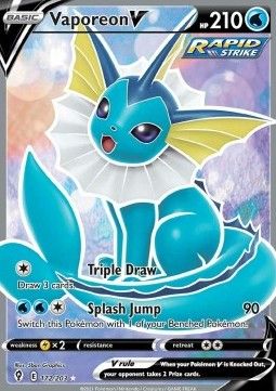 Vaporeon V (EVS 172) - Near Mint - EN