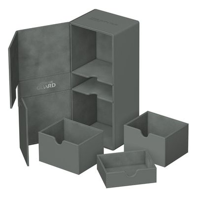 Ultimate Guard - Twin Flip&#39;n&#39;Tray 266+ Xenoskin - Grey