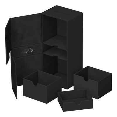 Ultimate Guard - Twin Flip&#39;n&#39;Tray 266+ Xenoskin - Black