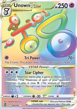 Unown VSTAR (SIT 199) - Near Mint - EN