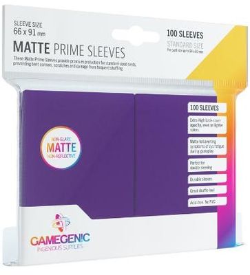 Gamegenic - MATTE Prime Sleeves - Violet (100)