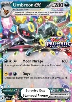 Umbreon ex (xPRE 060) (STAMP) - Near Mint - EN