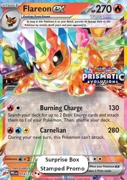 Flareon ex (xPRE 014) (STAMP) - Near Mint - EN