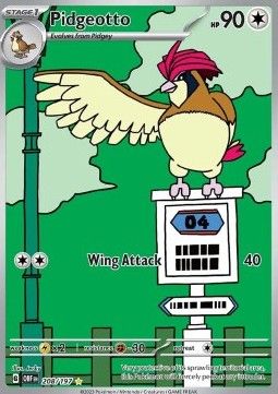 Pidgeotto (OBF 208) - Near Mint - EN