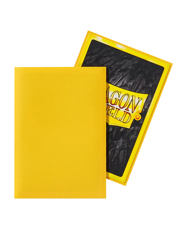 Dragon Shield - Japanese Sleeves - Yellow - Matte