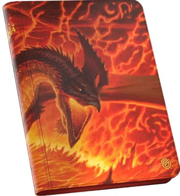 Ultimate Guard - Zipfolio 360 - 18-Pocket Xenoskin - Tarkir - Magmatic Hellkite