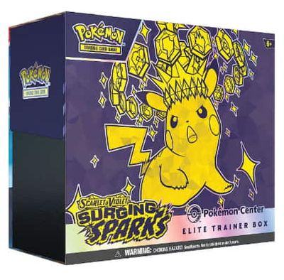 Pokémon - Scarlet and Violet - Surging Sparks - Elite Trainer Box POKEMON CENTER - EN