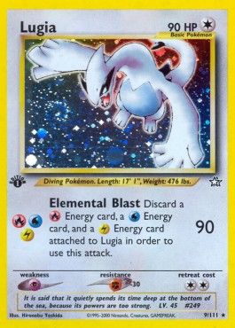 Lugia (NG 9) - Excellent - DE