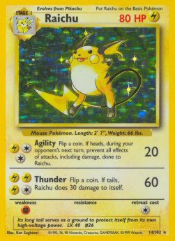 Raichu (BS 14) - Good - DE (1.Ed)