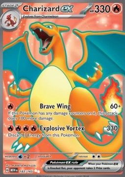 Charizard ex (MEW 183) - Near Mint - DE