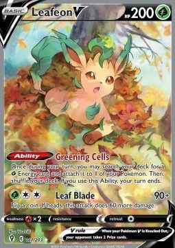 Leafeon V (EVS 167) - Near Mint - EN