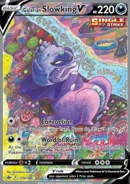Galarian Slowking V (CRE 179) - Near Mint - EN