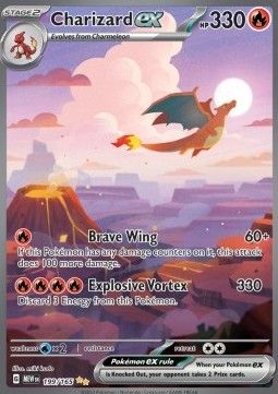 Charizard ex (MEW 199) - Near Mint - DE